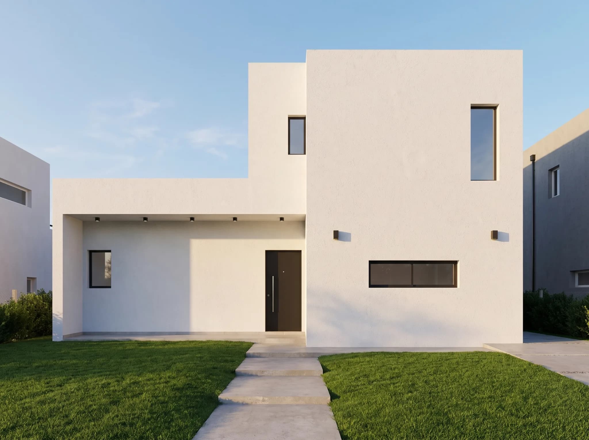 Casa a Estrenar de Estilo Contemporáneo en Santa Lucía, Pilar del Este